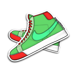 SB Blazer "Green Spark" Sneaker Sticker