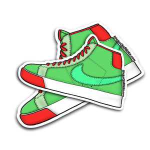 SB Blazer "Green Spark" Sneaker Sticker