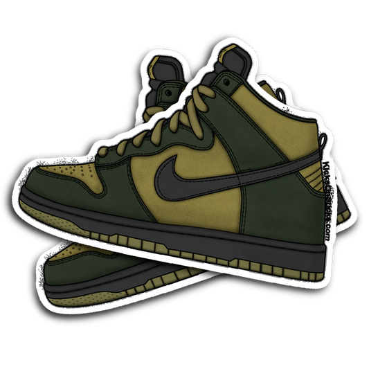 SB Dunk High "Hulk" Sneaker Sticker