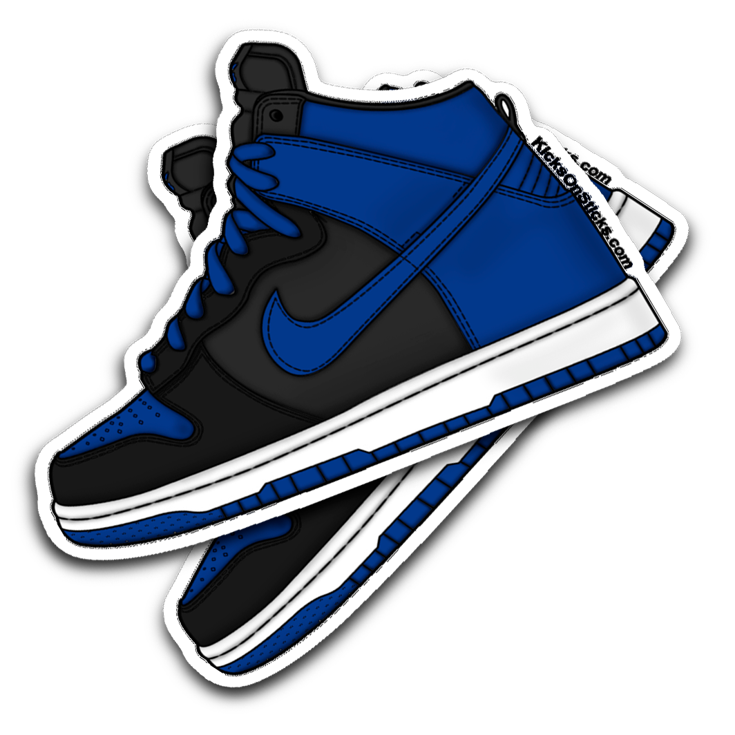 SB Dunk High "J-pack Royal" Sneaker Sticker