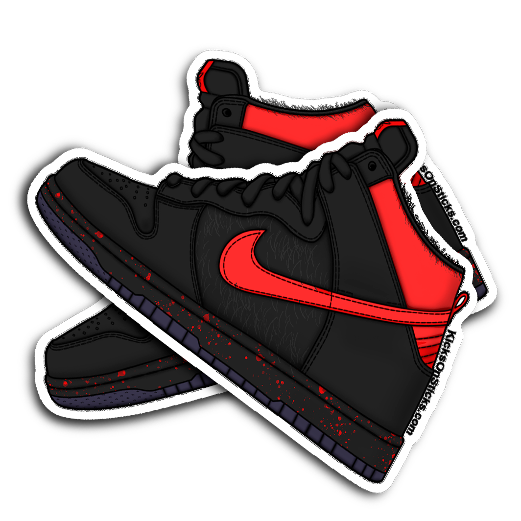 SB Dunk High "Krampus" Sneaker Sticker