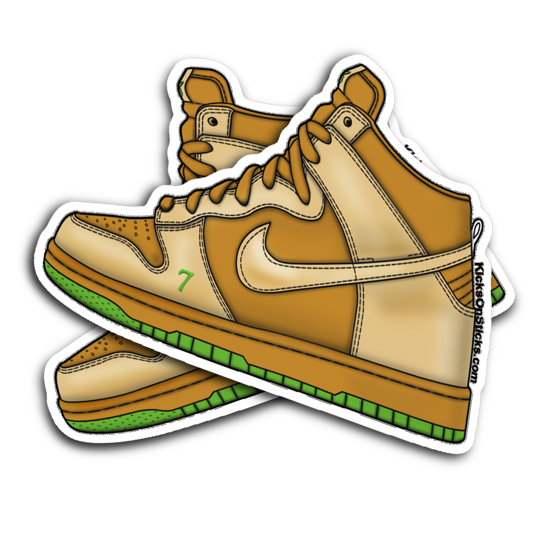 SB Dunk High "Lucky" Sneaker Sticker