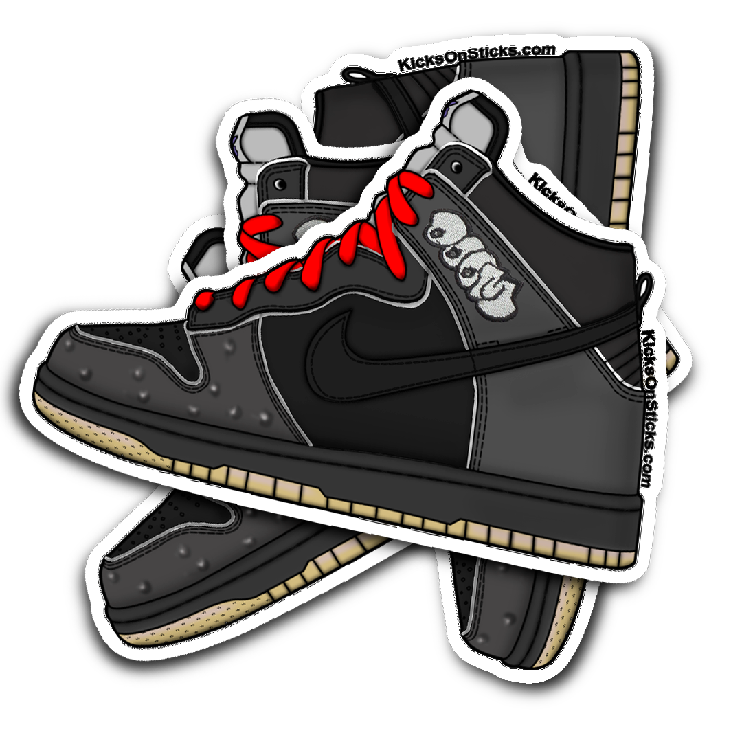 SB Dunk High "MF Doom" Sneaker Sticker