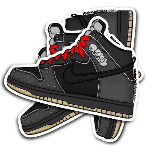 SB Dunk High "MF Doom" Sneaker Sticker