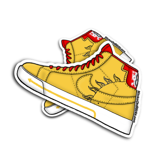SB Blazer "Micheal Lau BMX" Sneaker Sticker