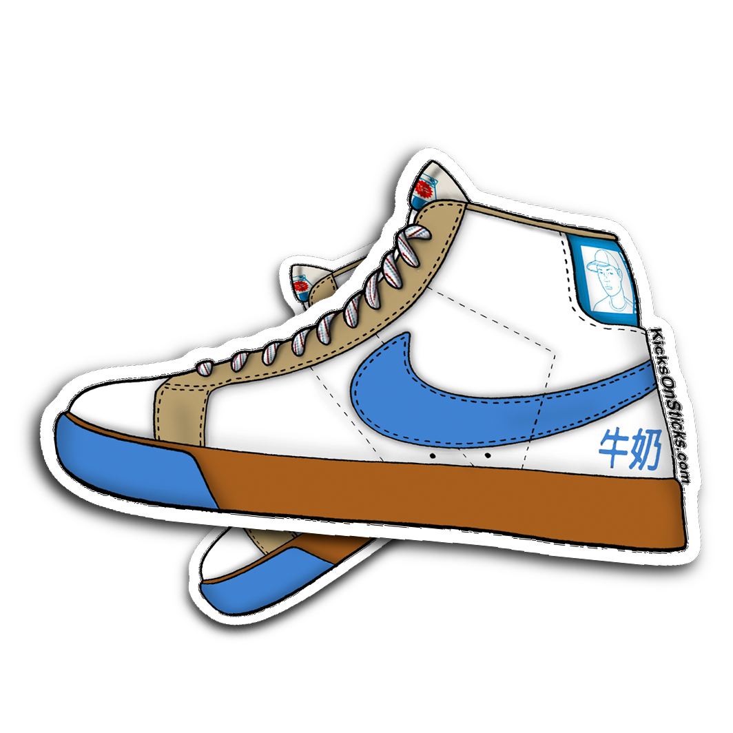 SB Blazer "Milkcrate" Sneaker Sticker