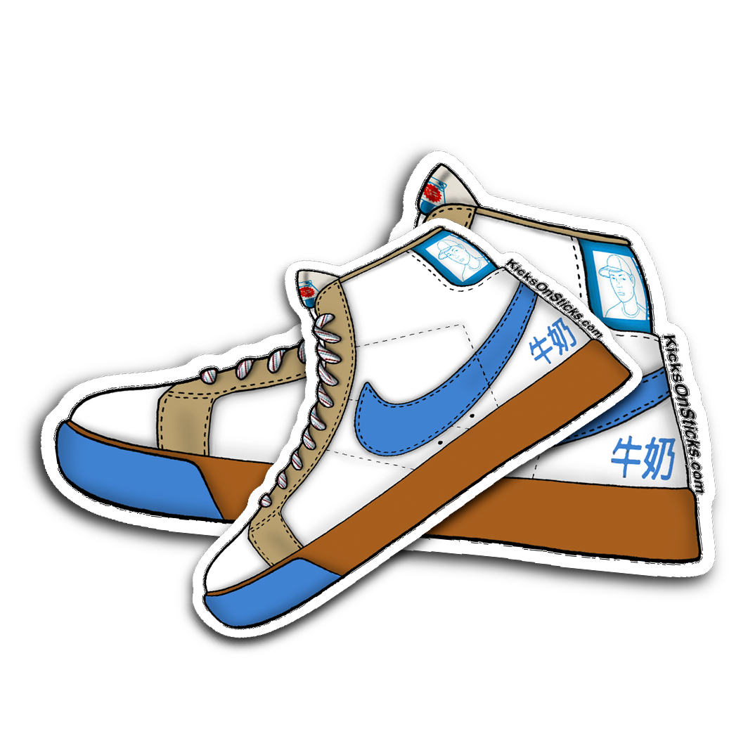 SB Blazer "Milkcrate" Sneaker Sticker