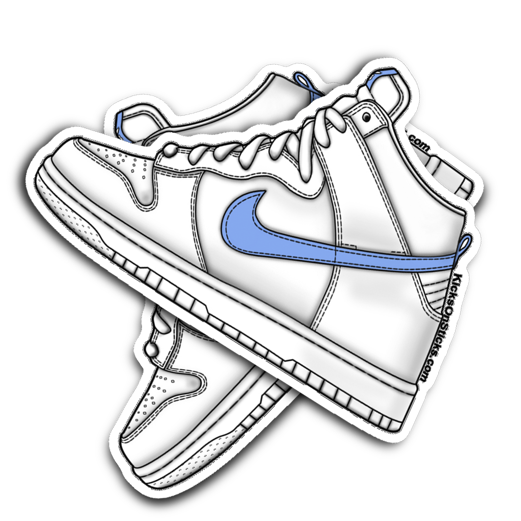 SB Dunk High "Mulder" Sneaker Sticker