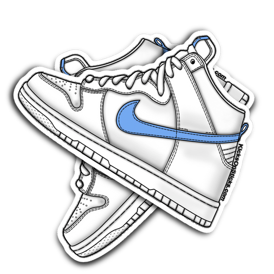 SB Dunk High "Mulder" Sneaker Sticker