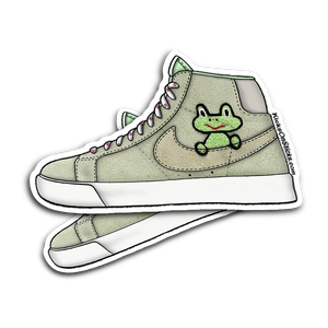 SB Blazer Frog Sneaker Sticker