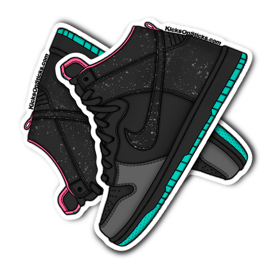 SB Dunk High "Northern Lights" Sneaker Sticker