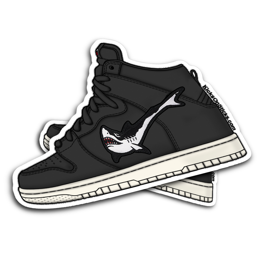 SB Dunk High "Oski Shark" Sneaker Sticker