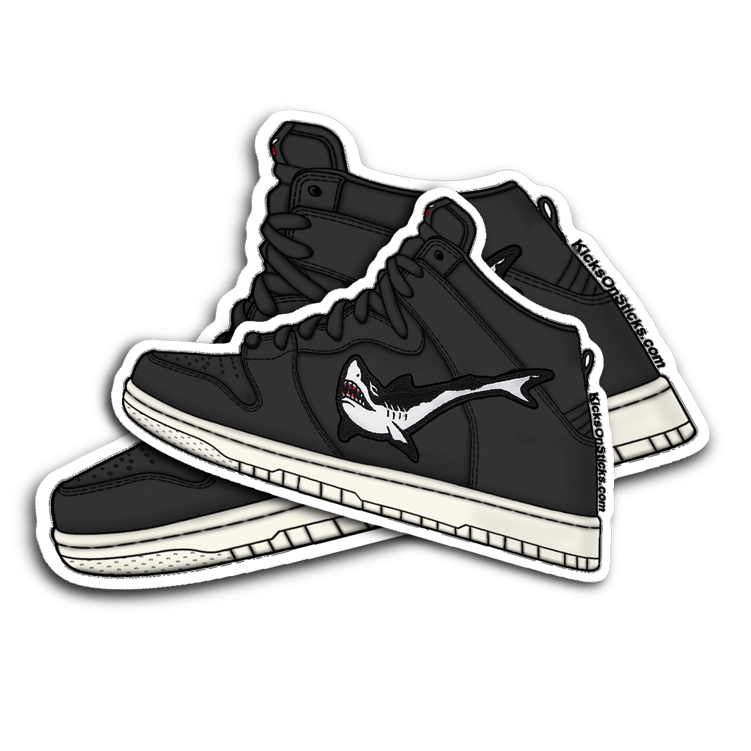 SB Dunk High "Oski Shark" Sneaker Sticker