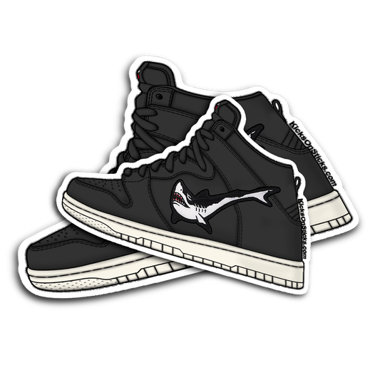 SB Dunk High "Oski Shark" Sneaker Sticker