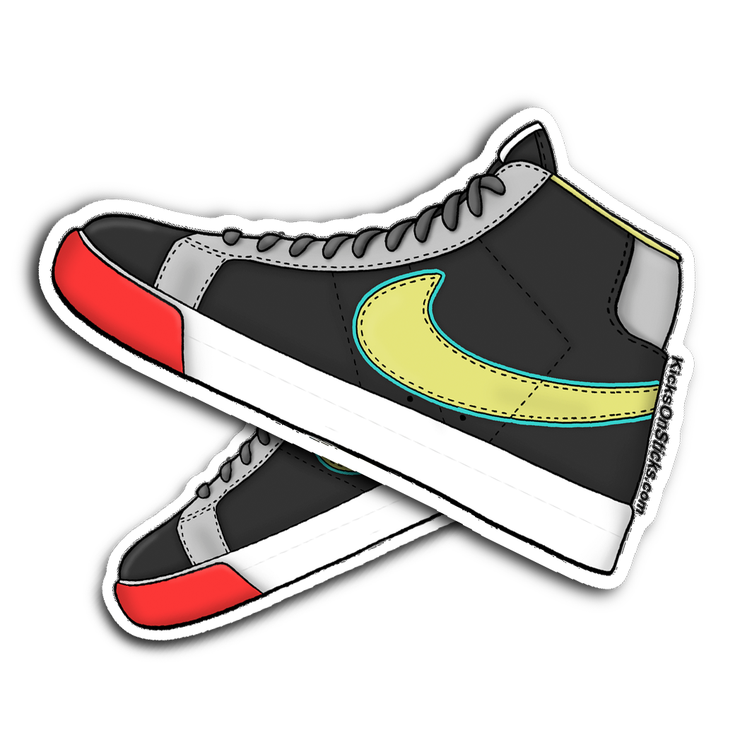 SB Blazer "Pacman" Sneaker Sticker