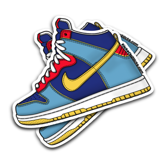 SB Dunk High "Pacman" Sneaker Sticker