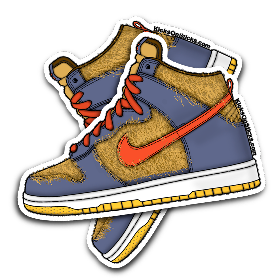SB Dunk High "Papa Bear" Sneaker Sticker