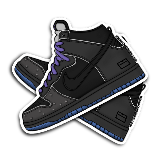 SB Dunk High "Purple Box" Sneaker Sticker
