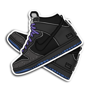 SB Dunk High "Purple Box" Sneaker Sticker