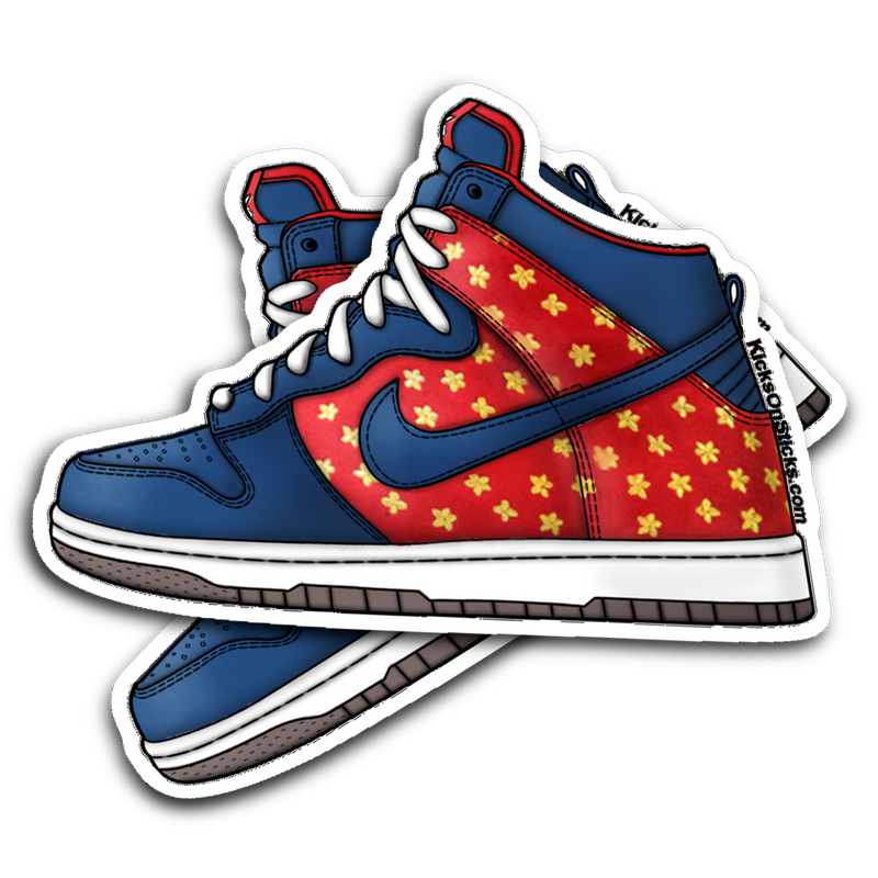 SB Dunk High Quagmire Sneaker Sticker