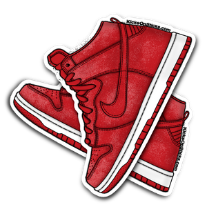SB Dunk High "Red Velvet" Sneaker Sticker