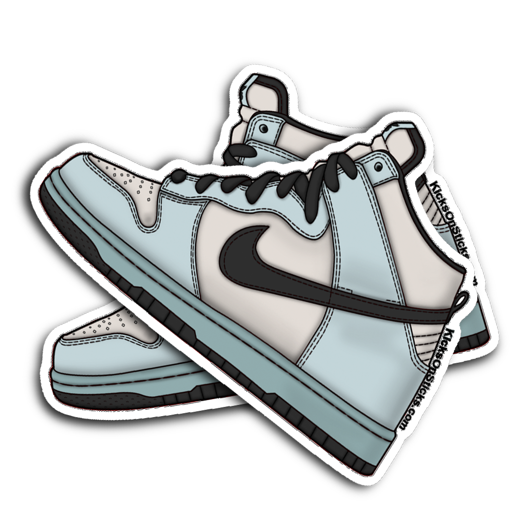 SB Dunk High "Sea Crystal" Sneaker Sticker