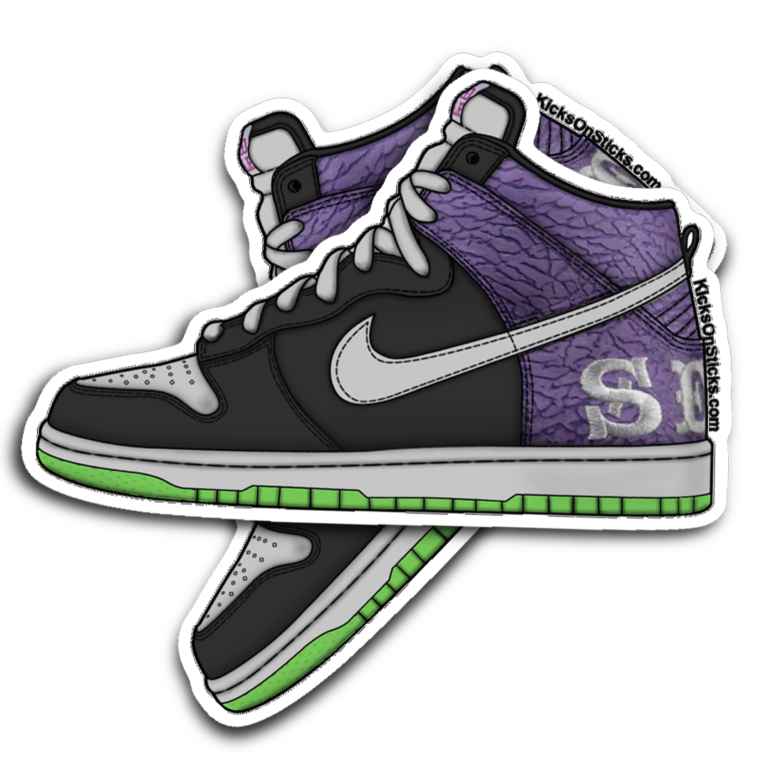 SB Dunk High "Send Help 2" Sneaker Sticker