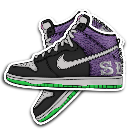 SB Dunk High "Send Help 2" Sneaker Sticker