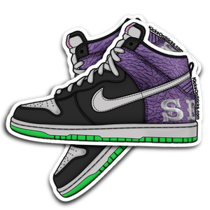 SB Dunk High "Send Help 2" Sneaker Sticker