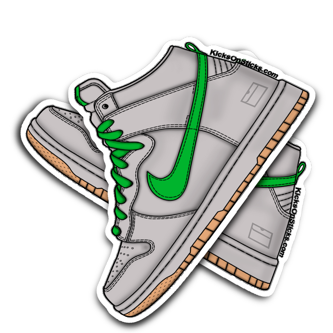 SB Dunk High "Silver Box" Sneaker Sticker