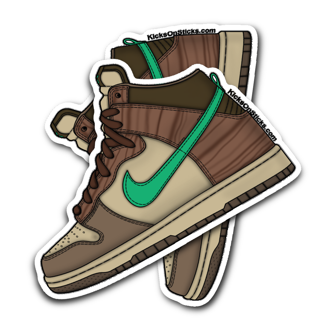 SB Dunk High "Skatedeck" Sneaker Sticker