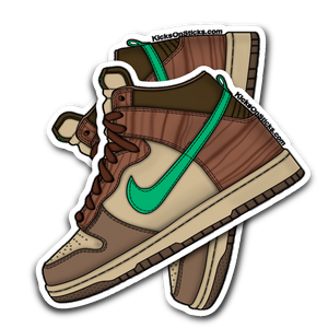 SB Dunk High "Skatedeck" Sneaker Sticker