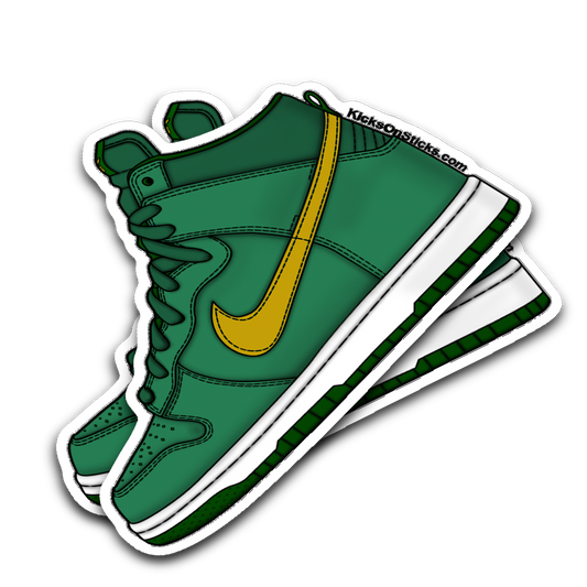 SB Dunk High "St Patty" Sneaker Sticker
