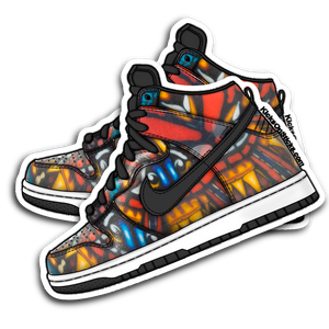 SB Dunk High "Stained Glass" Sneaker Sticker