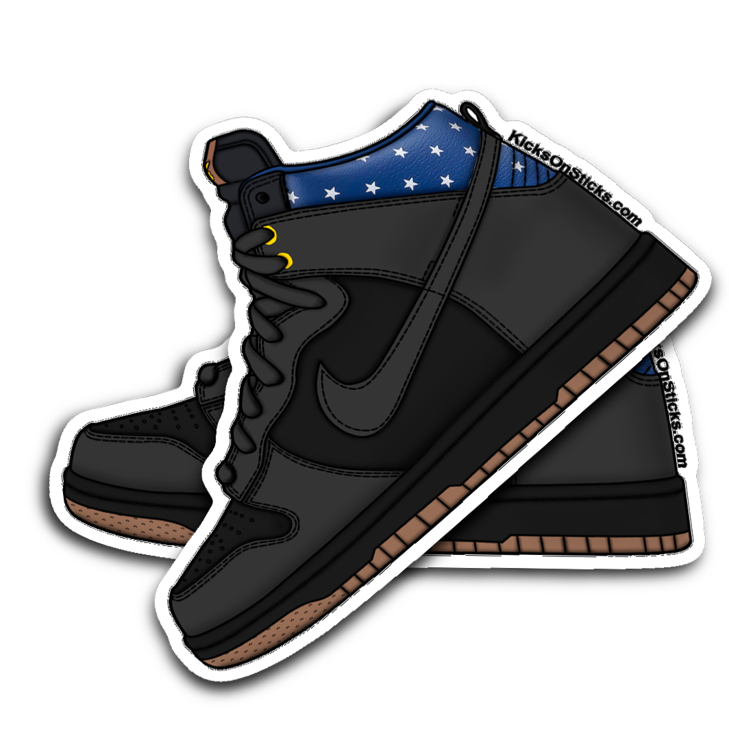 SB Dunk High "Stars" Sneaker Sticker