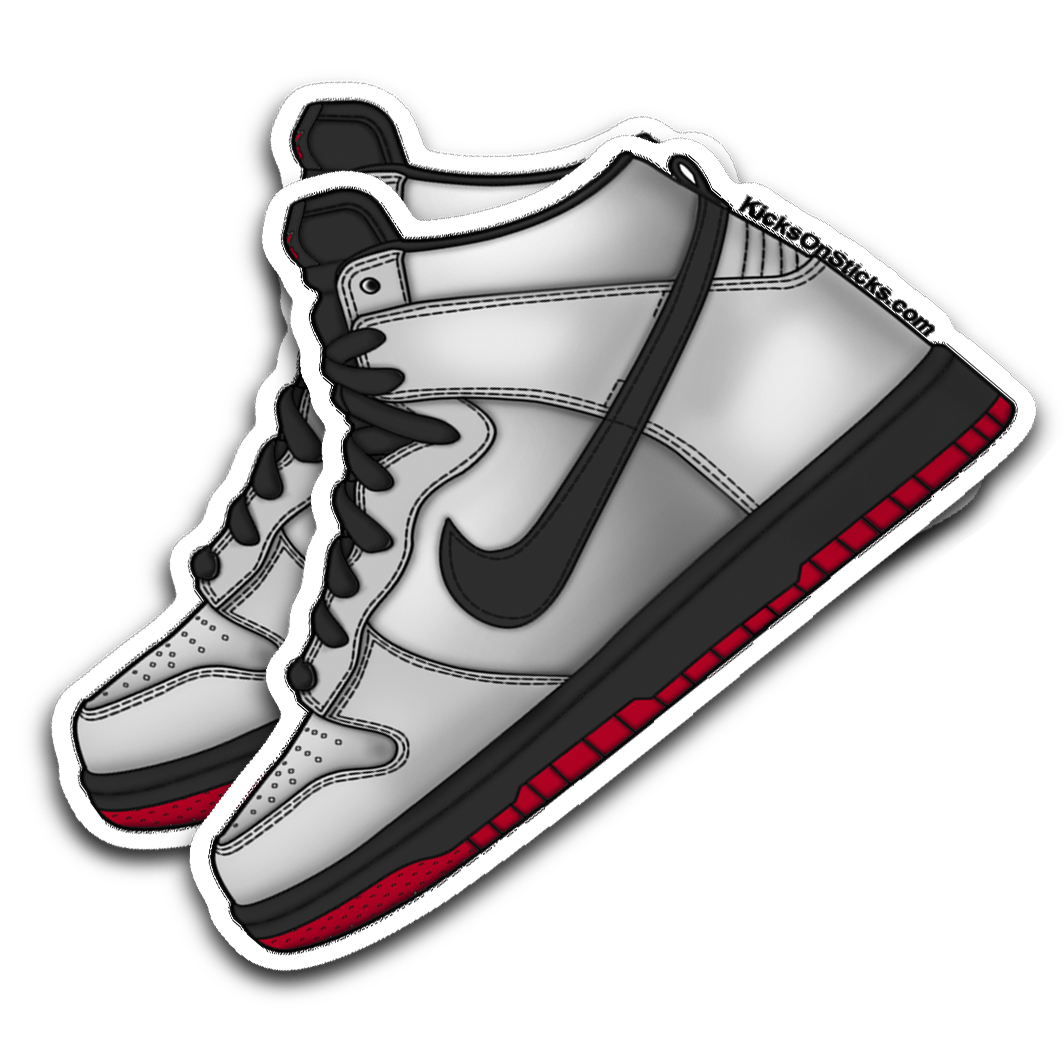 SB Dunk High "Steel Reserve" Sneaker Sticker