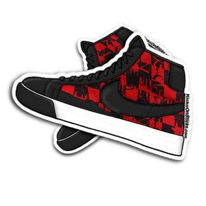SB Blazer "Stussy Red" Sneaker Sticker