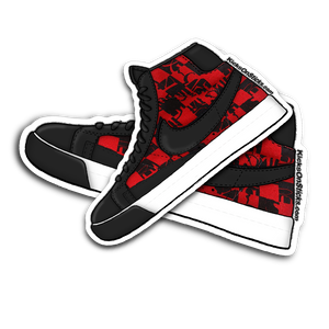 SB Blazer "Stussy Red" Sneaker Sticker