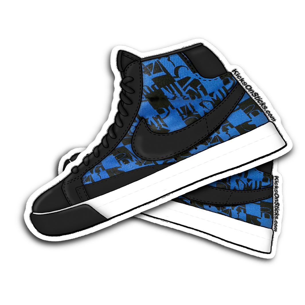 SB Blazer "Stussy Blue" Sneaker Sticker