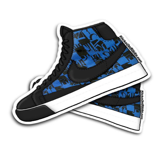SB Blazer "Stussy Blue" Sneaker Sticker