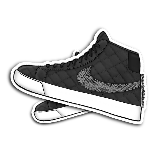 SB Blazer "Supreme Black" Sneaker Sticker