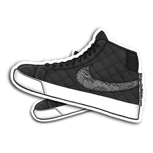 SB Blazer "Supreme Black" Sneaker Sticker