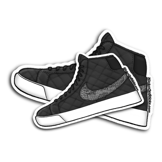 SB Blazer "Supreme Black" Sneaker Sticker