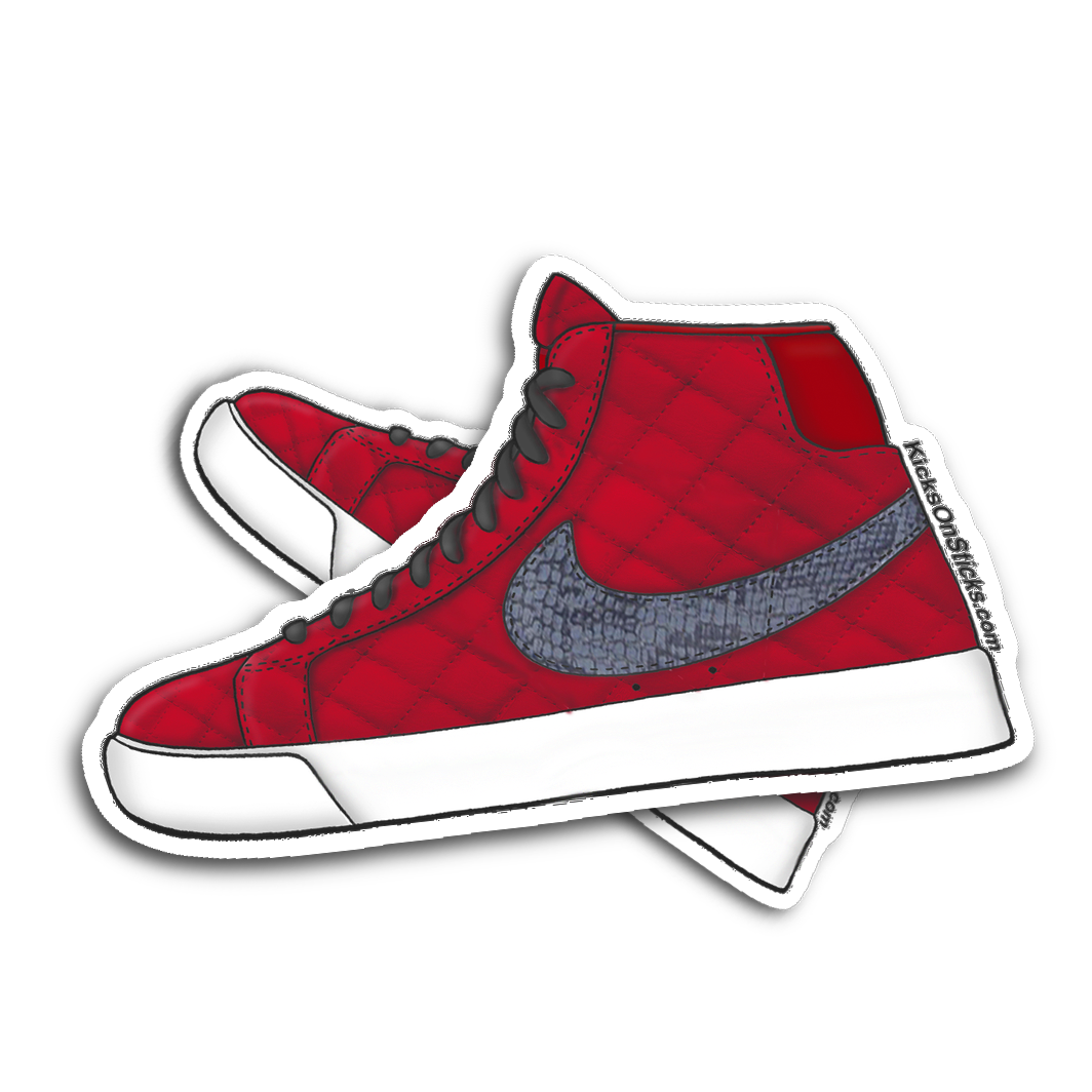 SB Blazer "Supreme Red" Sneaker Sticker