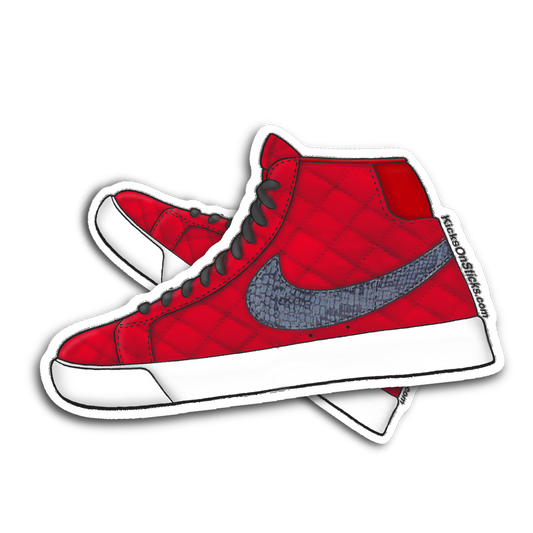 SB Blazer "Supreme Red" Sneaker Sticker