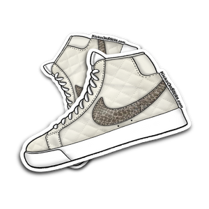 SB Blazer "Supreme White" Sneaker Sticker