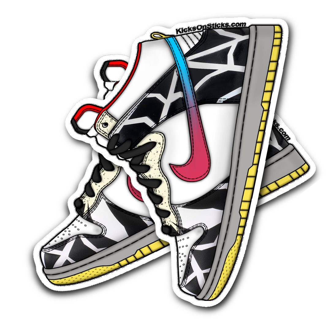 SB Dunk High "Thrashin" Sneaker Sticker