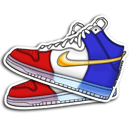 SB Dunk High "Tricolor" Sneaker Sticker