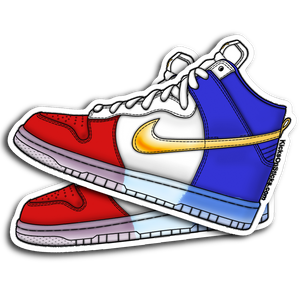 SB Dunk High "Tricolor" Sneaker Sticker