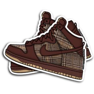 SB Dunk High "Tweed" Sneaker Sticker